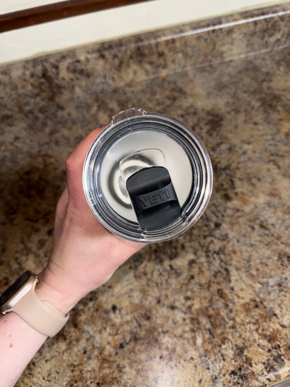 Yeti Pale Pink Stainless Steel Tumbler - Picture 3 of 3